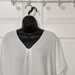 White Semi See-through Blouse✨